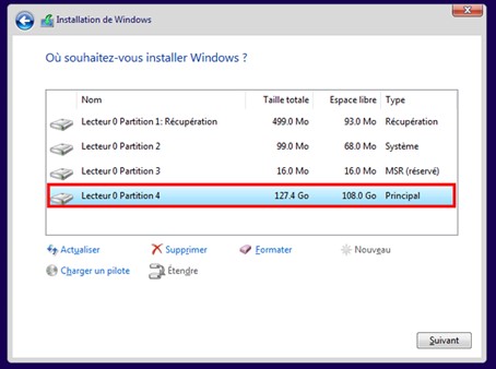 Réinstallation de Windows 10 ou 11